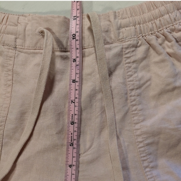 🩷 GAP Linen-Cotton Blend High Rise Utility Joggers, S - Picture 10 of 14